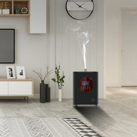 Diffuseur d'huiles essentielles électrique sans eau, contrôlé par application, grande capacité 1000 ml, en métal, pour usage commercial, domestique, hôtelier et automobile