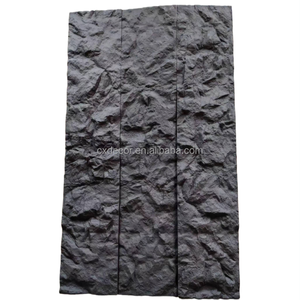 Panneau mural 3D en <span class=keywords><strong>pierre</strong></span> de lave naturelle volcanique, <span class=keywords><strong>pierre</strong></span> PU, 3 dalles, 2900*600mm, grande dalle, revêtement en <span class=keywords><strong>pierre</strong></span> artificielle en polyuréthane - Product Image 1