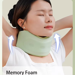 HEZHENG penguat leher kustom dukungan busa lembut kerah serviks leher pereda nyeri leher pemijat Anti rendah kepala untuk siswa anak-anak Kesehatan - Product Image 2