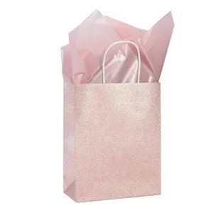 工厂定制设计购物袋带手柄婚礼专用礼品袋定制纸袋胶印特种纸