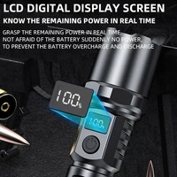 Lampe torche tactique de chasse étanche à LED haute puissance AA ABS pour camping, pêche et recherche en extérieur, portée du faisceau 1000M+