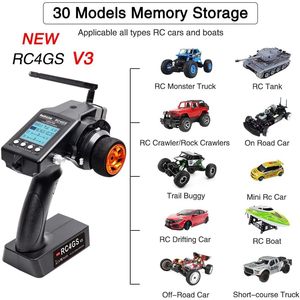 ATA HOBBY Radiolink RC4GS V3 (actualización V2) 5 canales 2,4 GHz 400M remoto 2 uds R6FG receptor Gyro 5 canales RC Radio RC modelo de coche - Product Image 6