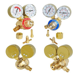 Débitmètres en laiton CGA-540 et CGA-200, régulateurs d'oxygène et d'acétylène pour le soudage et la découpe au propane et au CO2, réduction de pression - Product Image 1