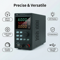 Alimentation CC programmable de laboratoire MYAMI à haute stabilité, compacte et réglable, 30V 10A 60V 5A, source d'alimentation variable USB