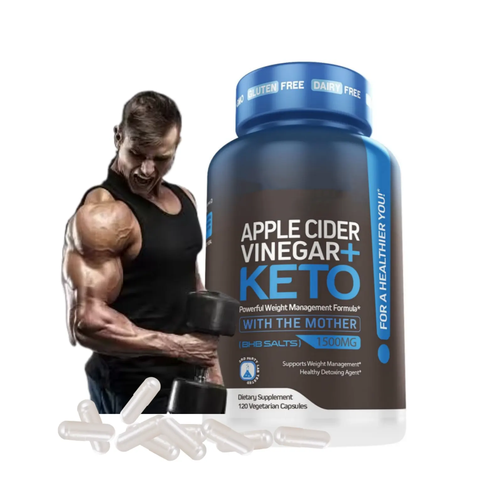 Biologische Plus Keto Bhb Vetverbrander En Gewichtsverlies Supplement Keto Appelazijn Capsules Appelcider Met Moeder