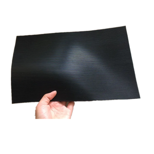 Tapis en <span class=keywords><strong>caoutchouc</strong></span> antidérapant de haute qualité, vert et noir, à fines nervures, en <span class=keywords><strong>rouleau</strong></span> pour sol - Product Image 5