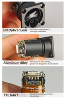 Module capteur télémètre laser UART pour vision nocturne UAV, capteur télémètre laser infrarouge 1500m