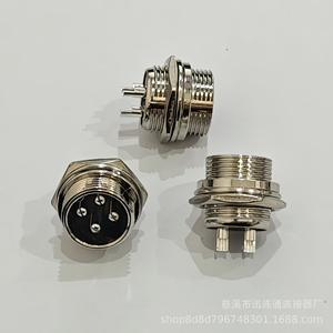 Connecteur mâle Aviation GX16 16 mm en alliage de zinc nickelé, prise 2-10 broches pour câblage électrique - Product Image 5