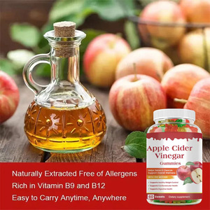 Gummies au <span class=keywords><strong>vinaigre</strong></span> de <span class=keywords><strong>cidre</strong></span> de pomme exclusives, bonbons mous pour un métabolisme sain et une meilleure densité osseuse, 220g/bouteille - Product Image 5