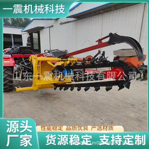 Grande machine de creusement à chaîne, trancheuse agricole pour tranchées profondes, machine à creuser les fosses pour vergers, excavatrice de canalisations d'eau et de gaz, haute productivité - Product Image 2