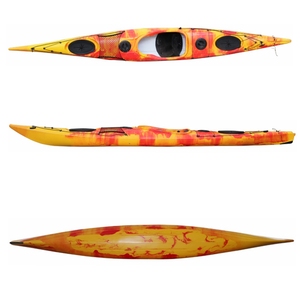 2024 VICKING 16.5FT Single Sit Kayak <span class=keywords><strong>de</strong></span> <span class=keywords><strong>mar</strong></span> Plástico fuerte Kayak <span class=keywords><strong>de</strong></span> océano para surf Material LLDPE Venta al por mayor Touring Boat - Product Image 1