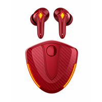 Écouteurs de jeu sans fil RGB LED TWS stéréo intra-auriculaires avec affichage numérique lumineux et étui de charge