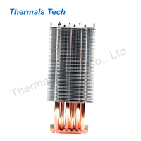 Dissipateur thermique de refroidissement passif 250W avec ventilateur pour ordinateur de bureau CPU