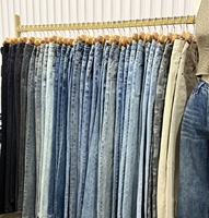 Bales Pakaian Wanita Bekas Ukay-Ukay Grosir Celana Jeans Wanita Thrift Celana Jeans Boyfriend Wanita dalam Jumlah Besar