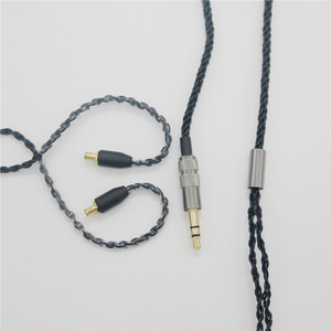 8-Strand Twisted Audio Cable Gold Plated Braid Shield For Audio Technica A2DC LS50 LS70 E40 E50 - Product Image 1