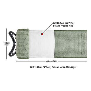 Bandages tactiques médicaux élastiques d'urgence israéliens personnalisés pour les jambes, les genoux, les bras, premiers secours - Product Image 4