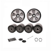 Roues de support de remplacement en nylon durables et résistantes à l'usure pour gerbeurs manuels, disponibles en plusieurs tailles, pour divers gerbeurs manuels