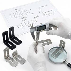 Soporte de Montaje para Sensor de Velocidad en Forma de <span class=keywords><strong>L</strong></span>, Resistente a Vibraciones, IATF 16949, OEM, Acero Inoxidable, Aluminio, Mecanizado CNC - Product Image 2