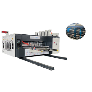 Automatic Pizza Box Flexo Printing Slotting Machine Pizza Carton Making Machine For Corrugated Cardboard