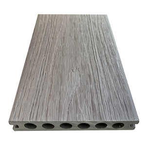 SHENGCHENG Revêtement de terrasse en composite bois-plastique co-extrudé WPC, texture bois, imperméable, gaufrage 3D, pour extérieur - Product Image 4