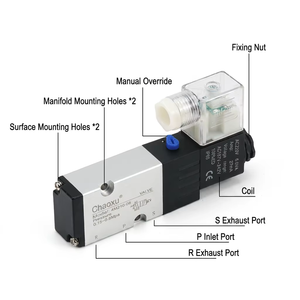 Vanne solénoïde pneumatique série 4M, 5 ports, 2 positions, AC110V AC220V DC24V, vanne de commande directionnelle à double action - Product Image 2