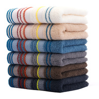 Ensemble de serviettes de bain 100% coton, pour le visage, style européen oriental, lot de 3 pièces, grande et petite taille, 50x90cm