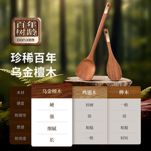 Kitchenware Wooden Spoon Set 4 Pieces Spatula Ladle For Cooking Home Use - Product Image 4