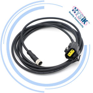 Benutzer definiertes 3-poliges M8-Kabel zum TE-Steck verbinder für Kraftfahrzeuge - Product Image 1