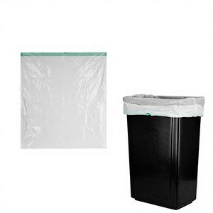 Sac poubelle de 13 gallons imprimé sérigraphié avec cordon de serrage, résistant à l'humidité, en HDPE PE de 1,5 mil, inodore, rétractable, personnalisable pour la cuisine - Product Image 1