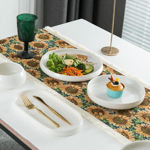 Juego de Platos de Cerámica de Lujo, Plato de Sopa Blanco, Plato de Porcelana para Bodas, <span class=keywords><strong>Vajilla</strong></span> para Hotel y Restaurante - Product Image 2