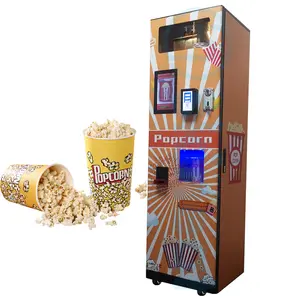 Industrial Hot Air Flow Grain Maize Corn Rice Popcorn Puffing Popper Vending Machine/Puffed Cereals Making Machine