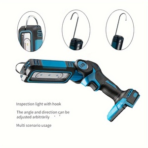 Lampes de secours 20V pour pannes de courant, éclairage de travail sans fil, projecteur, lumières LED pour voiture, éclairage de camping extérieur WD-1200 20V Emer - Product Image 5