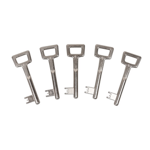 Outil <span class=keywords><strong>de</strong></span> <span class=keywords><strong>serrurier</strong></span> en laiton à <span class=keywords><strong>double</strong></span> tige <span class=keywords><strong>de</strong></span> <span class=keywords><strong>clé</strong></span>, forme unique, avec <span class=keywords><strong>clé</strong></span> vierge sécurisée - Product Image 4