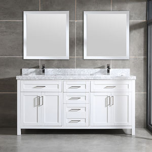 Meuble-lavabo de salle de bain haut de gamme de 72 pouces avec vasque en céramique et caractéristiques résistantes à l'eau - Product Image 6