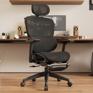 Vendas Diretas de Fábrica Cadeira de Escritório Ergonômica com Encosto Confortável Reclinável, Assento Completo em Tela - Product Image 5