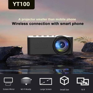 YT100 <strong>WiFi</strong> Portable <strong>Projector</strong> HD Mini Video <strong>Projector</strong> Home Video Smart <strong>Projectors</strong> for Phones Tablet Laptops <strong>Computer</strong> - Product Image 2