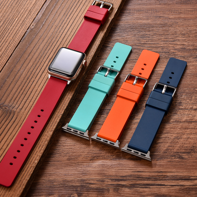 JUELONG Charm Smartwatch Rubber Bands & Straps Durable Quick Release Waterproof Breathable 12 Colors 40/41/42/44/45/46mm Sizes