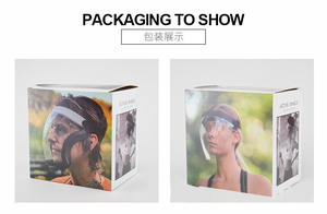 Masque facial complet anti-buée pour le sport et le cyclisme, lunettes de protection transparentes, UV400, masque réutilisable - Product Image 4