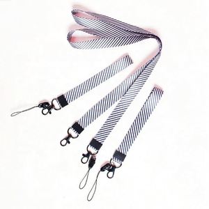 Custom <b>Polyester</b> Nylon <b>Lanyard</b> with logo Exhibition Work Card Factory Heat Transfer Printing Hanging Rope - Product Image 6
