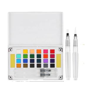 Juego de Pinturas de Acuarela Sólida de Alta Calidad Giorgione, 12/18/24/36/48 Colores, con Pincel de Agua y Esponja Gratis para Pintar sobre Lienzo - Product Image 5