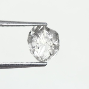 เพชรดิบธรรมชาติทรงเกลือและพริกไทย น้ำหนัก 1.12 กะรัต ขนาด 6.66 x 5.80 x 3.66 มม. สำหรับเครื่องประดับเพชรงานแต่งงาน - Product Image 5