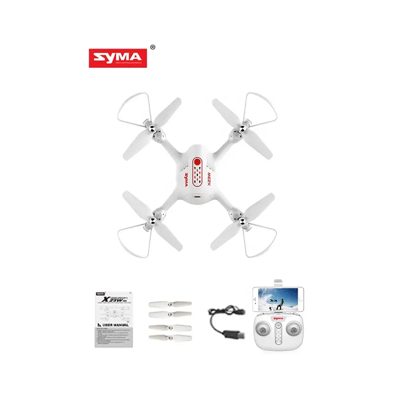 Rc Quadcopter syma x23W drone Altitude Hold Aircraft HD camera rc drone full kit drone manufacturer in china