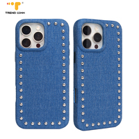 Collier Détachable Bandoulière De Luxe Chaîne En Métal Doré Dur TPU PC Acrylique Cas pour iPhone 15 Pro Max PU En Cuir Mobile Téléphone Cas