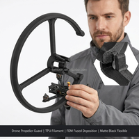 Protection d'hélice de drone flexible en TPU imprimée en 3D par FDM, anneau de protection pour prototype, tests R&D, UAV personnalisé OEM