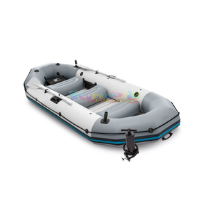 Bateau ponton de vitesse gonflable Bateau de sauvetage de pêche en plein air Gonflable Pompe à air Accessoires Bateau gonflable géant pour plusieurs personnes - Product Image 3