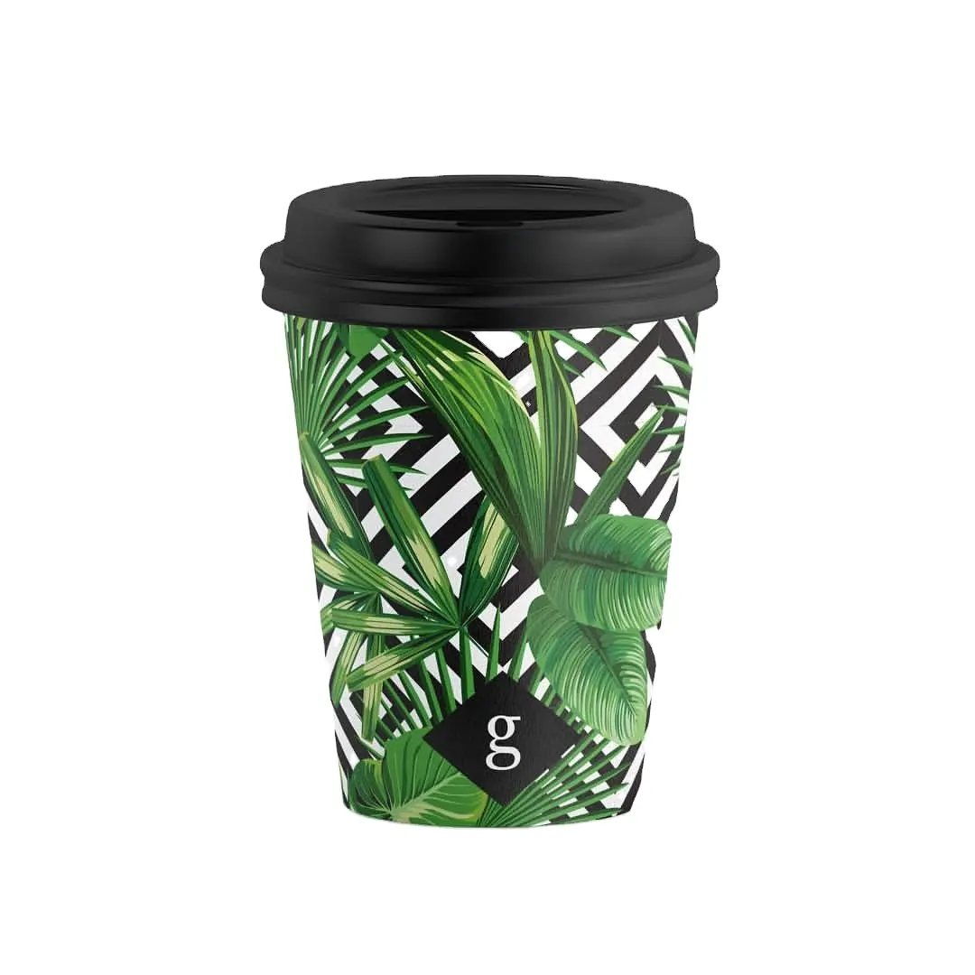 European Simple Coffee Cups International China Disposable Cardboard Cup