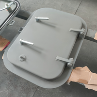 Porte étanche à une feuille en aluminium de haute qualité certifiée CCS pour une utilisation marine Porte étanche en ABS pour bateaux et navires
