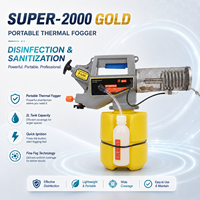 Machine de désinfection et de désinfectation par nébulisation thermique portable à gaz pour usage commercial