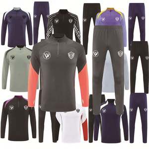 Nuevos Conjuntos de Entrenamiento de Fútbol Personalizados 2526, Uniformes para Hombre, Chándales con Media Cremallera, Chándal de Fútbol de Manga Larga, Kits de Ropa Deportiva - Product Image 2