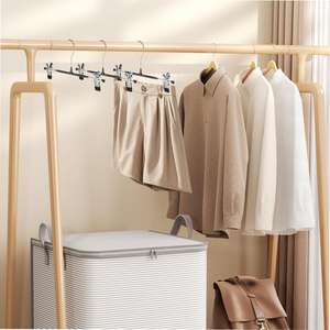 ที่แขวนกางเกงอเนกประสงค์สแตนเลสสำหรับตู้เสื้อผ้าห้องน้ำเก็บอุปกรณ์ - Product Image 3